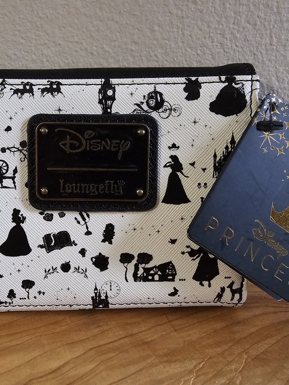Disney x Loungefly Black & White Fairytale Wallet - Picture 2 of 7
